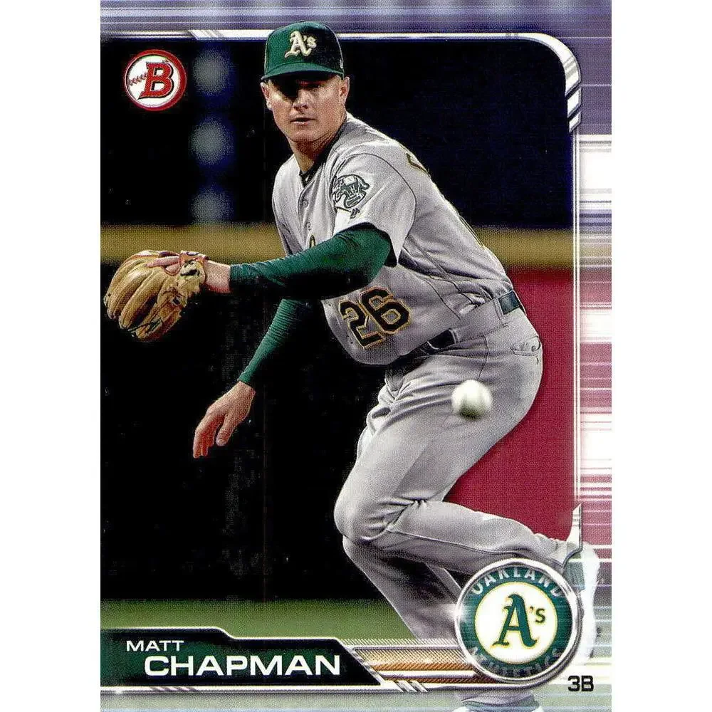 2019 Bowman Matt Chapman #11 Oakland Athletics